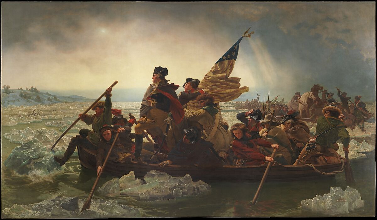 "Washington Crossing The Delaware" 1851