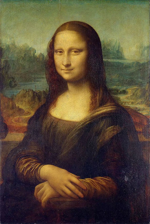 Portrait of Mona Lisa del Giocondo, Leonardo Da Vinci