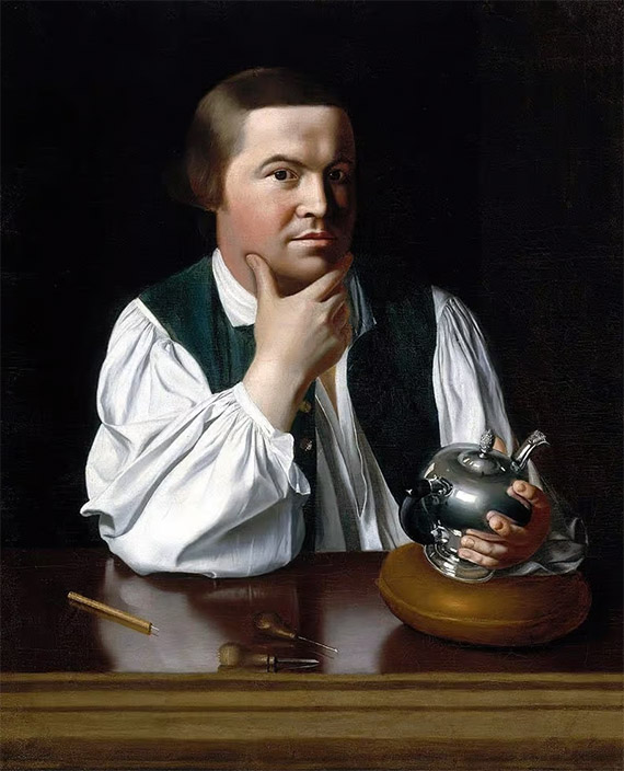 Portrait of Paul Revere, John Singleton Copley