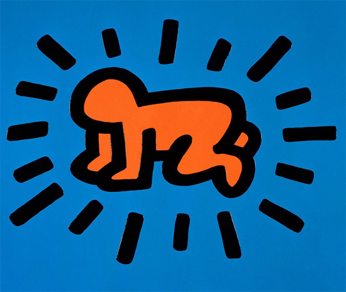 Radiant Baby, Keith Haring