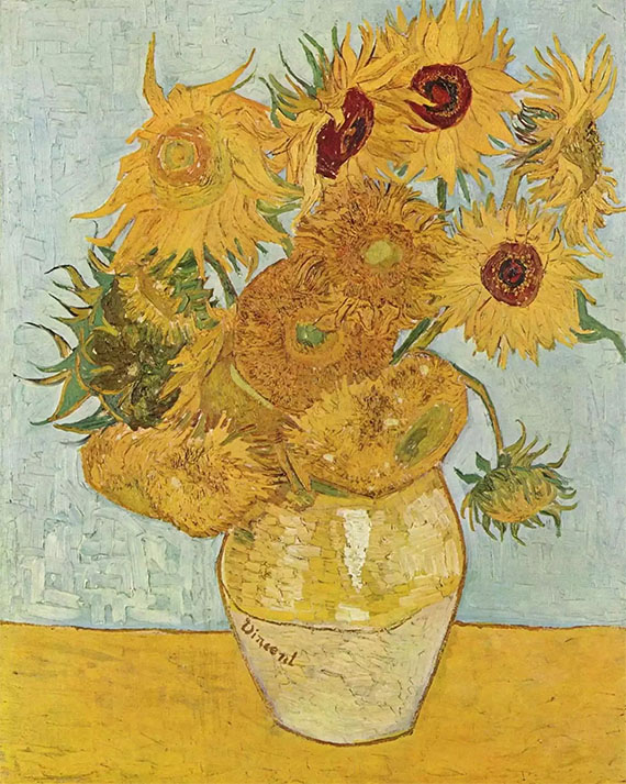 Still Life Vase with Twelve Sunflowers, Vincent van Gogh