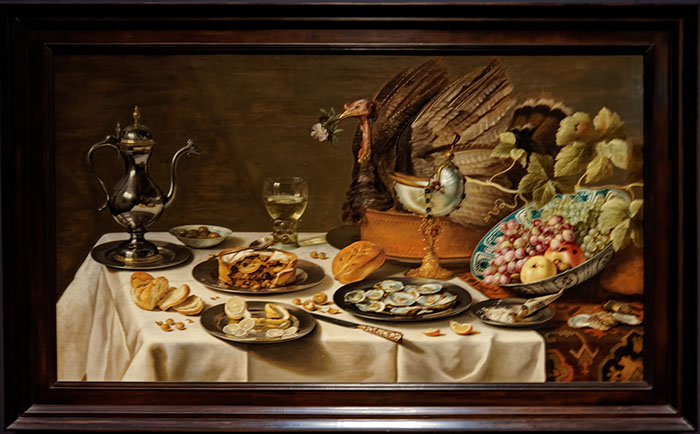 Still Life With Turkey Pie, Pieter Claesz