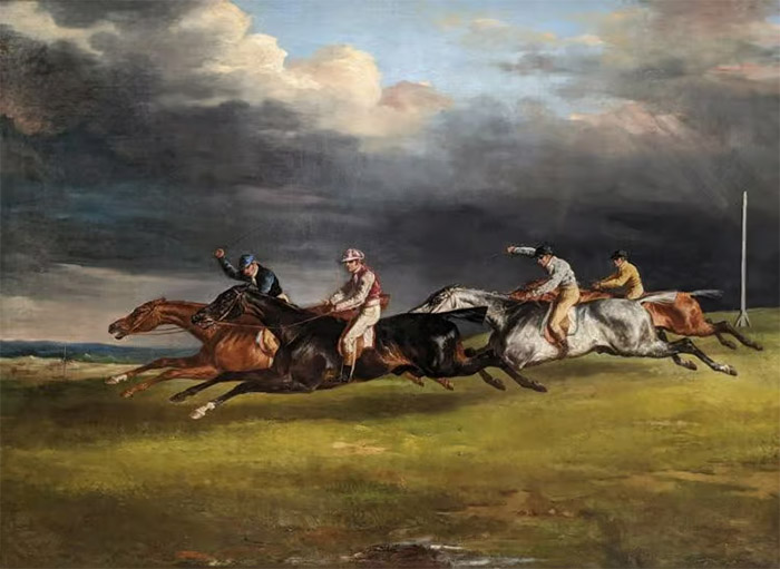 The 1821 Derby at Epsom, Theodore Gericault