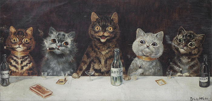 The Bachelor’s Party, Louis Wain