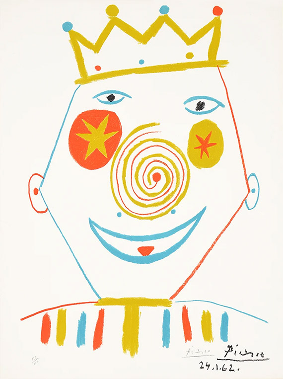 The Blue Clown, Pablo Picasso