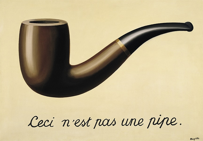 The Treachery of Images, Rene Magritte
