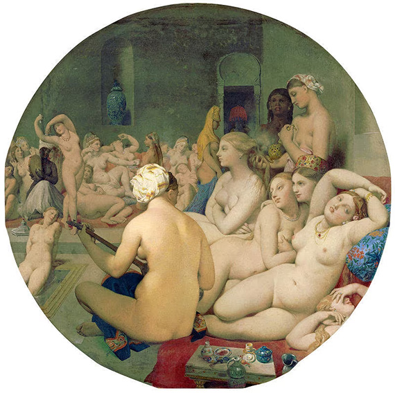 The Turkish bath, Jean Auguste Dominique Ingres