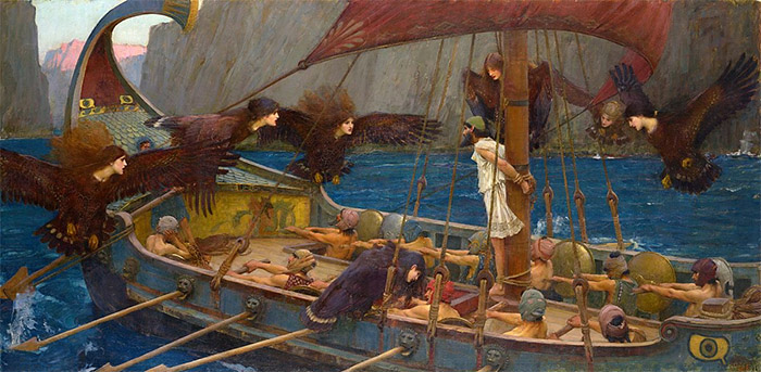 Ulysses and the Sirens, John William Waterhouse