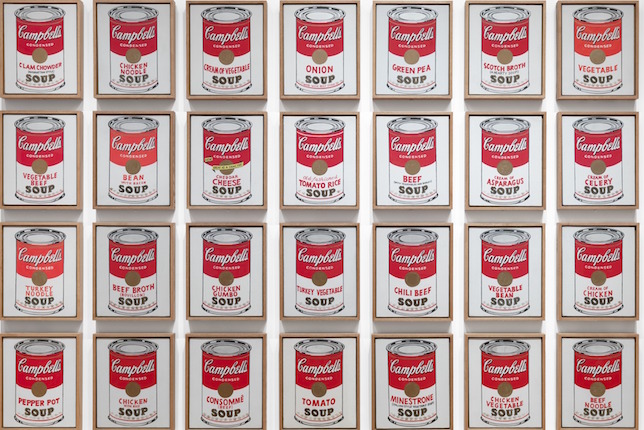 Campbell’s Soup Cans, Andy Warhol 
